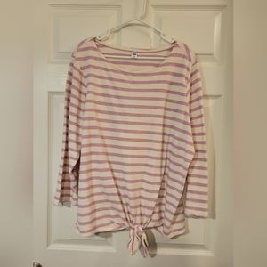 Old Navy nwot Long Sleeve Knit Top with tie